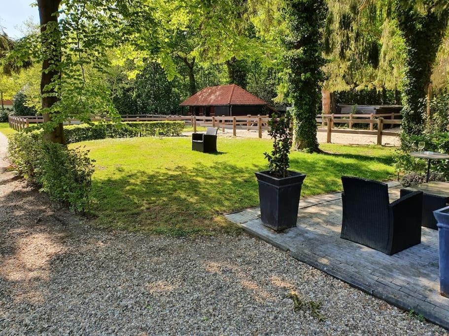 Midden In De Friese Bossen Op Landgoed Princenhof Oranjewoud Exterior photo